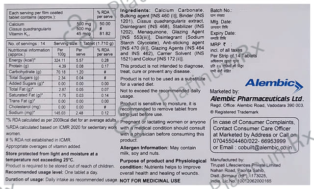 Cobuilt Plus Tablet 14s