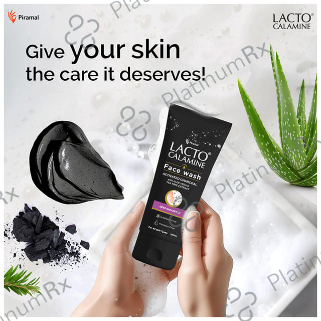 Lacto Calamine Activated Charcoal Face Wash