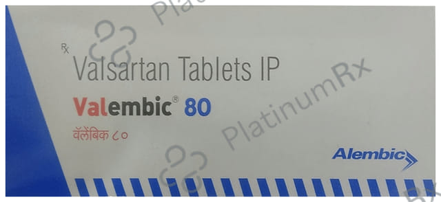 Valembic 80mg Tablet 10s