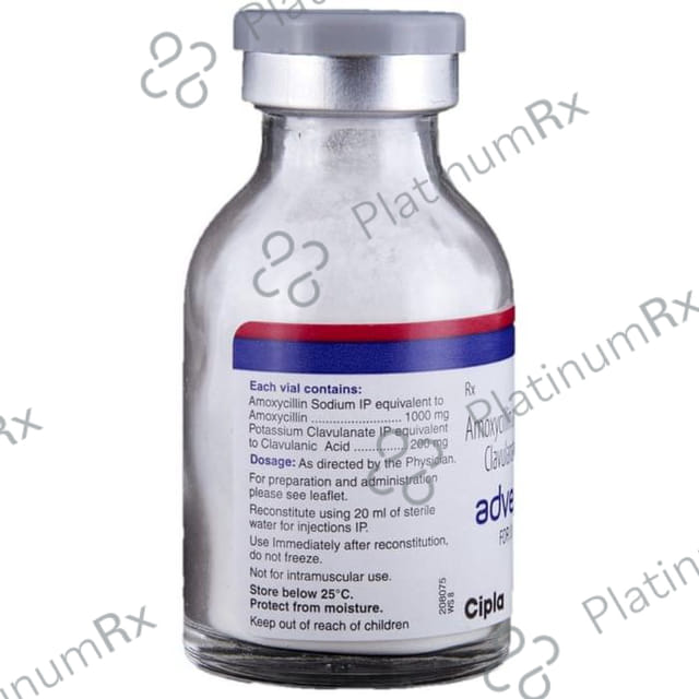 Advent 1000/200mg Injection 1s