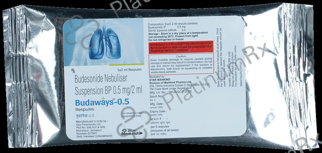 Budaways 0.5mg 2ml Respule 5s