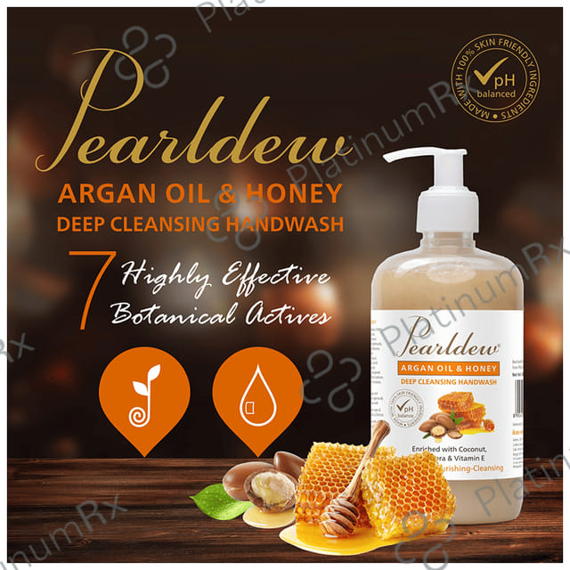 Pearldew Argan Oil & Honey Deep Cleansing Handwash (500ml Each) 1 Bottle