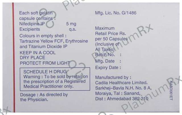 Depin 5mg Capsule 50s
