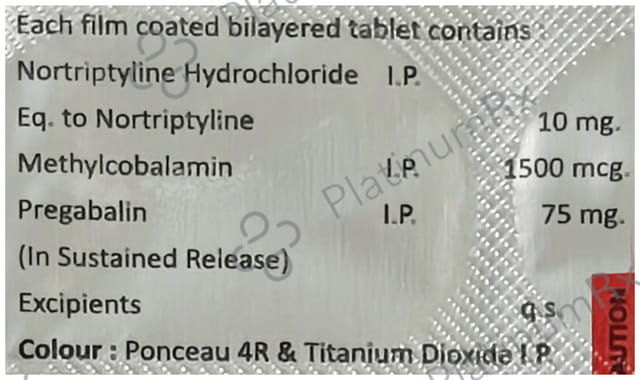 Pregavon MNT 75mg/10mg/1500mcg Tablet