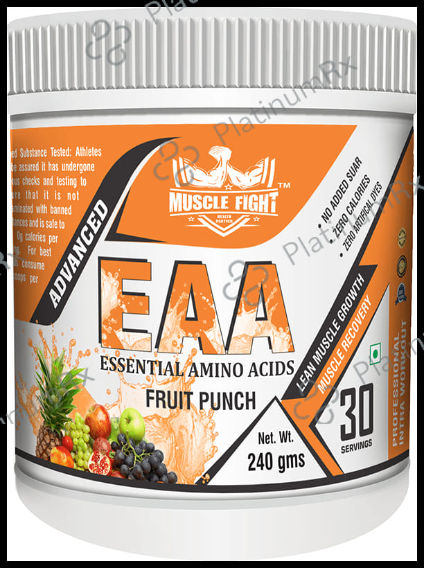 Muscle Fight Eaa Essential Amino Acids Fruit Punch