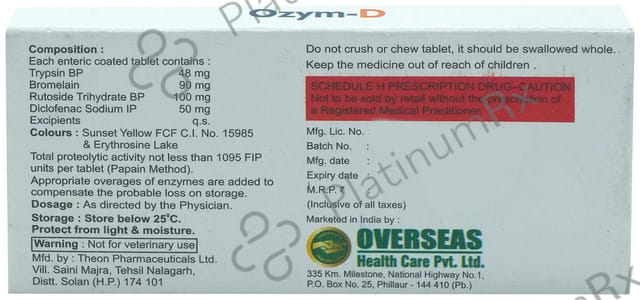 Ozym D Tablet 10s