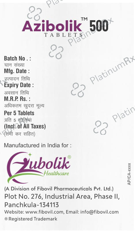Azibolik 500 Tablet