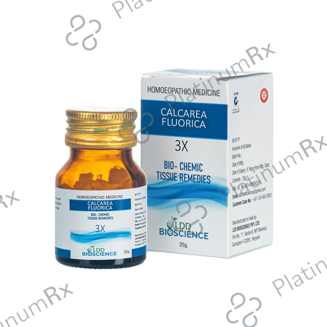 LDD Bioscience Calcarea Fluorica Biochemic Tablet 3X