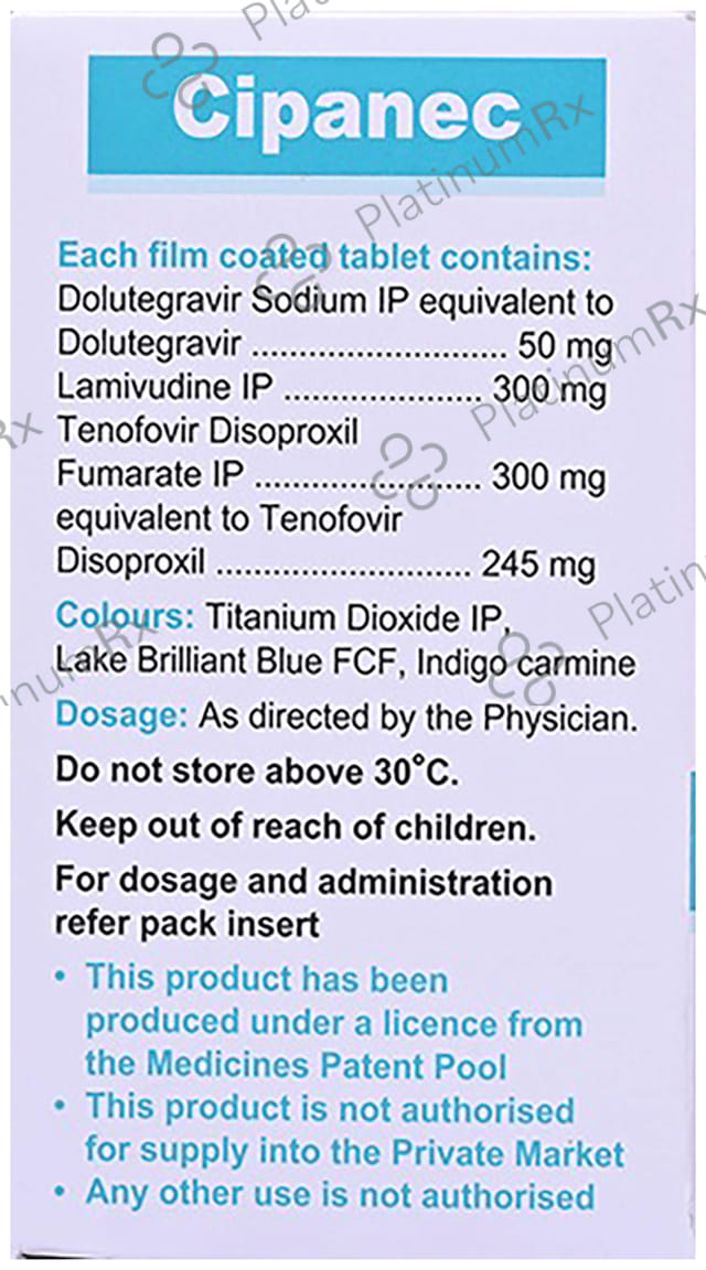 Cipanec 50mg/300mg/300mg Tablet