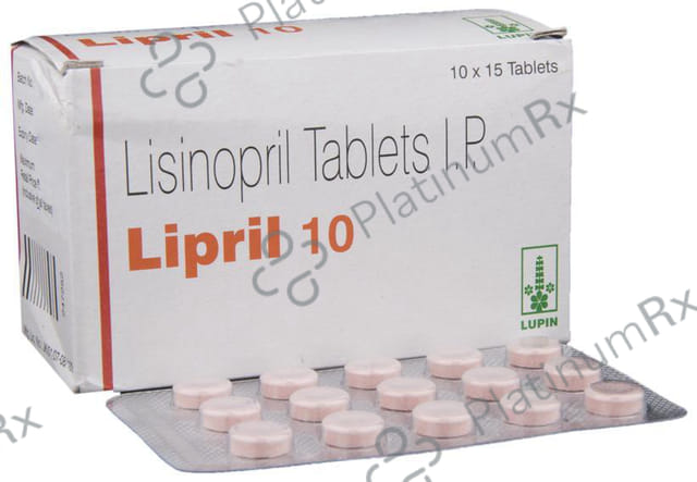 Lipril 10mg Tablet 15s