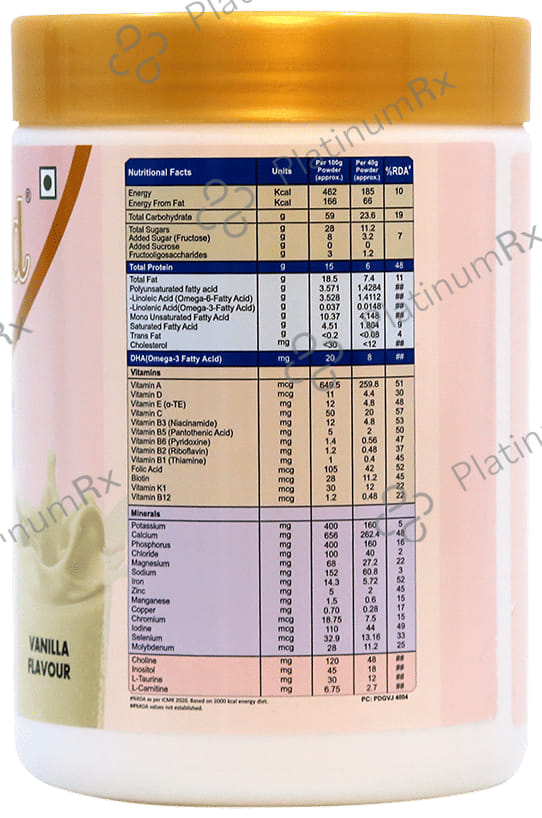 PediaGold with Protein Vanilla Flavour Powder 400gm