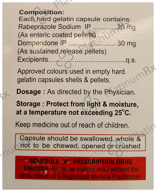 Rabza DSR 30/20mg Capsule 10s