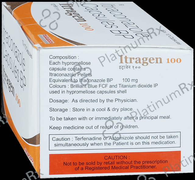 Itragen 100mg Capsule 10s