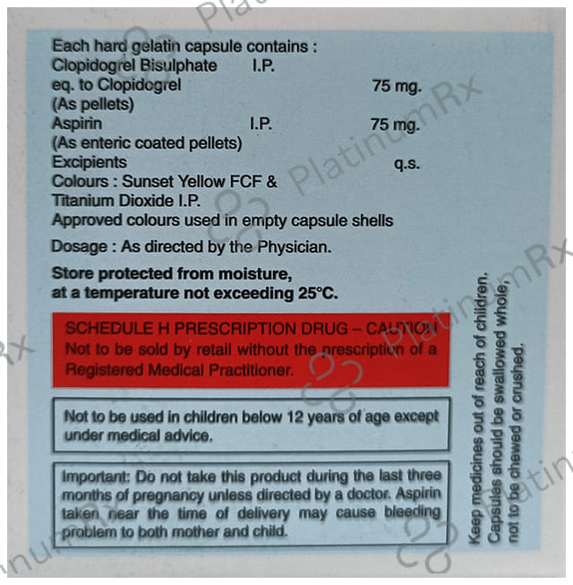 Clopiden A 75 Capsule