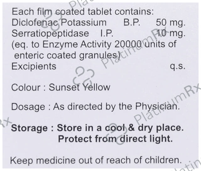 Sess K 50mg/10mg Tablet