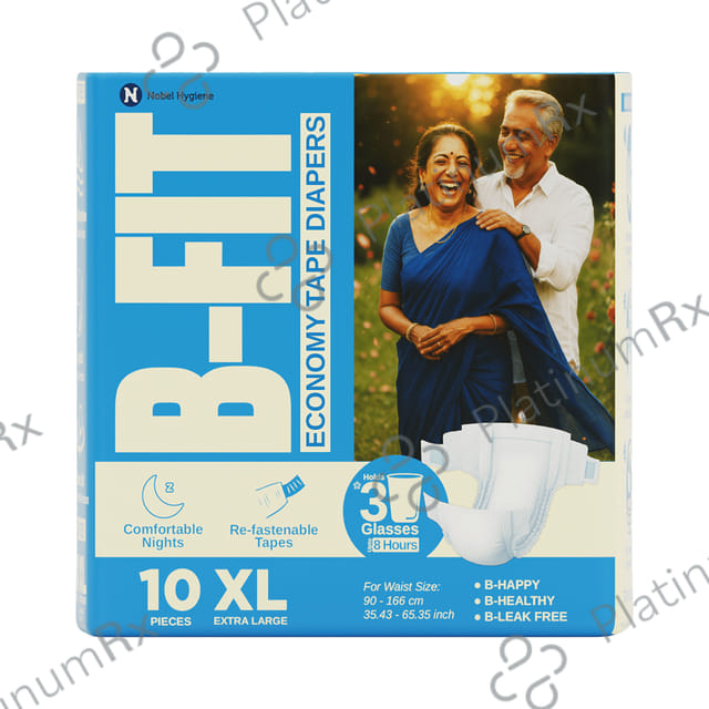 B Fit Economy Adult Diaper XL 10s