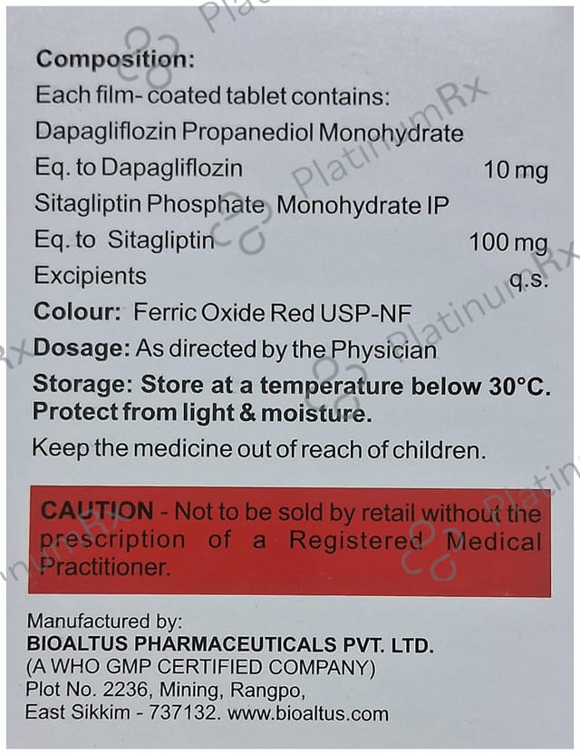 Sitarite D 10/100mg Tablet 15s