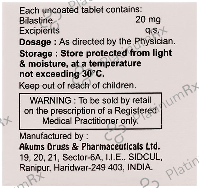 Urtirid 20 Tablet