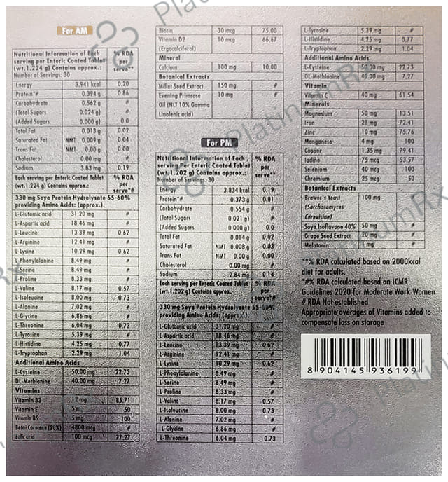 Follihair AMPM Gluten Free Tablet 20s