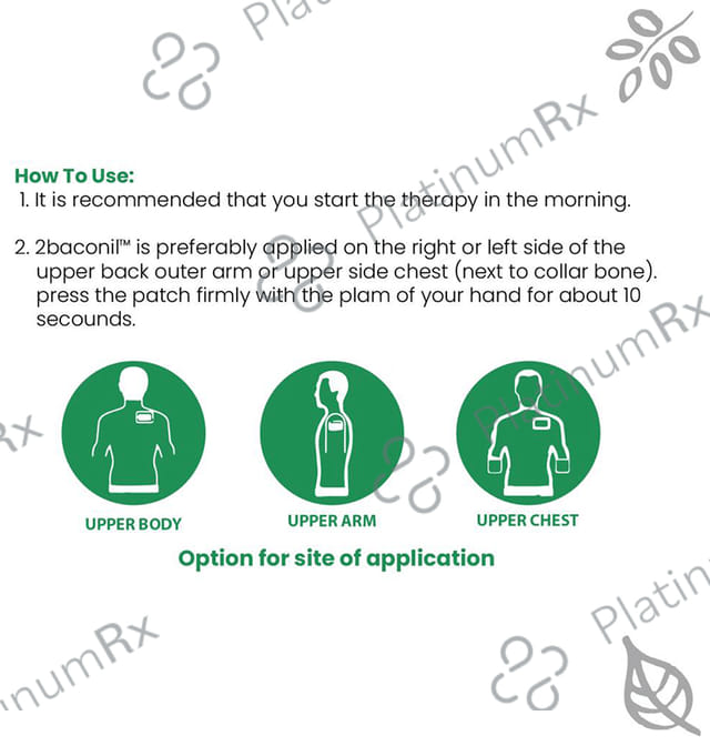 2baconil TTS20 14mg Step 2 Nicotine Transdermal Patch 7s