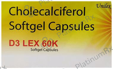 D3 Lex 60K Softgel Capsule
