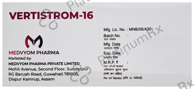Vertistrom 16 Tablet