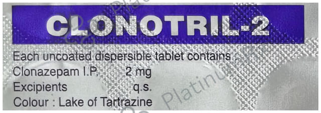 Clonotril 2mg Tablet 15s