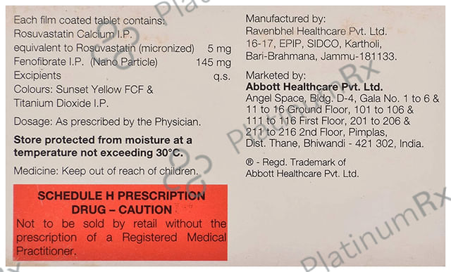 R2 F 5/145mg Tablet 10s