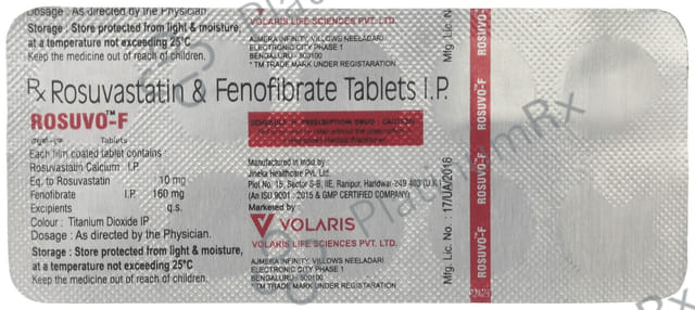 Rosuvo F 160mg/10mg Tablet