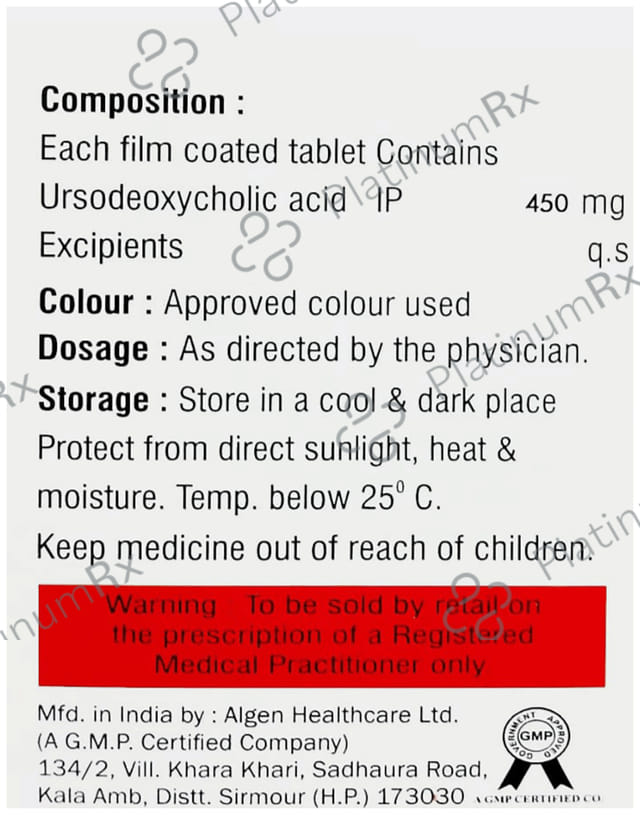 Udcard 450mg Tablet 10s