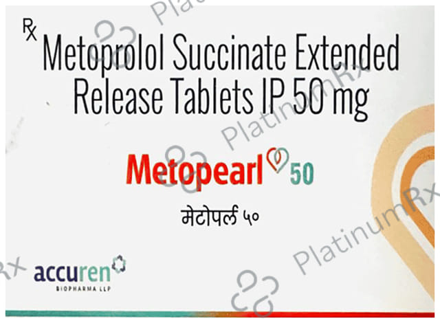 Metopeart 50mg Tablet ER 10s
