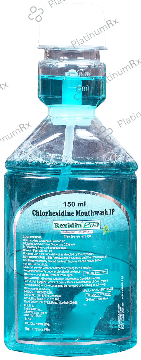 Rexidin SRS 0.002% Mouth Wash 150ml