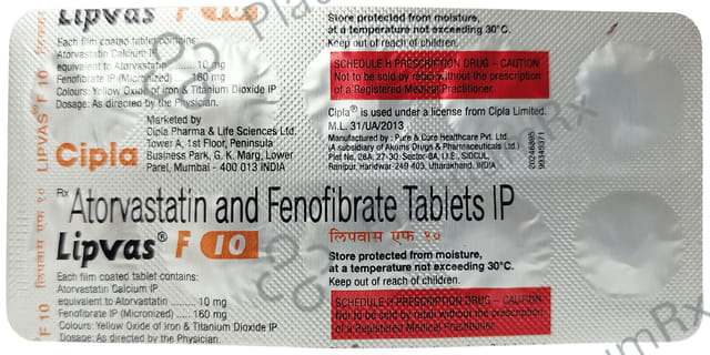 Lipvas F 10/160mg Tablet 10s
