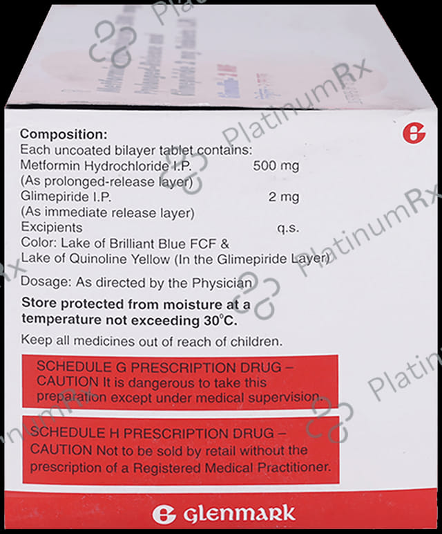 Glimulin 2/500mg MF Tablet PR 15s