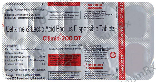 Cifimid 200 DT Tablet 10s