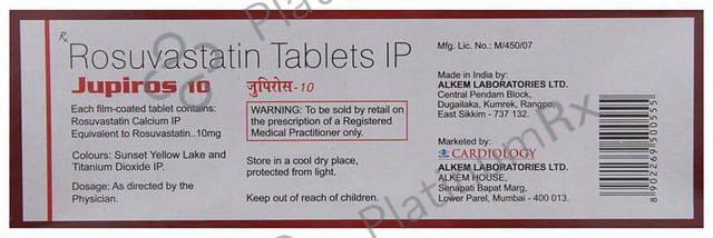 Jupiros 10mg Tablet 15s