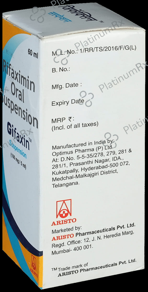 Gifaxin 100 mg Syrup