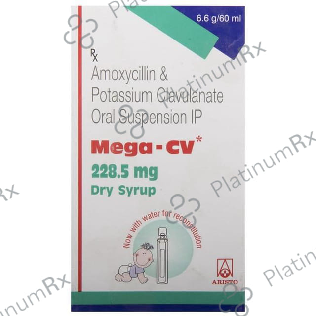 Mega CV 228.5mg Dry Syrup 60ml