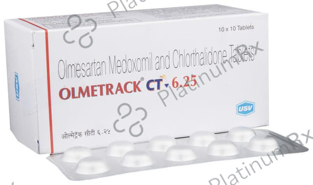 Olmetrack CT 20/6.25mg Tablet 10s