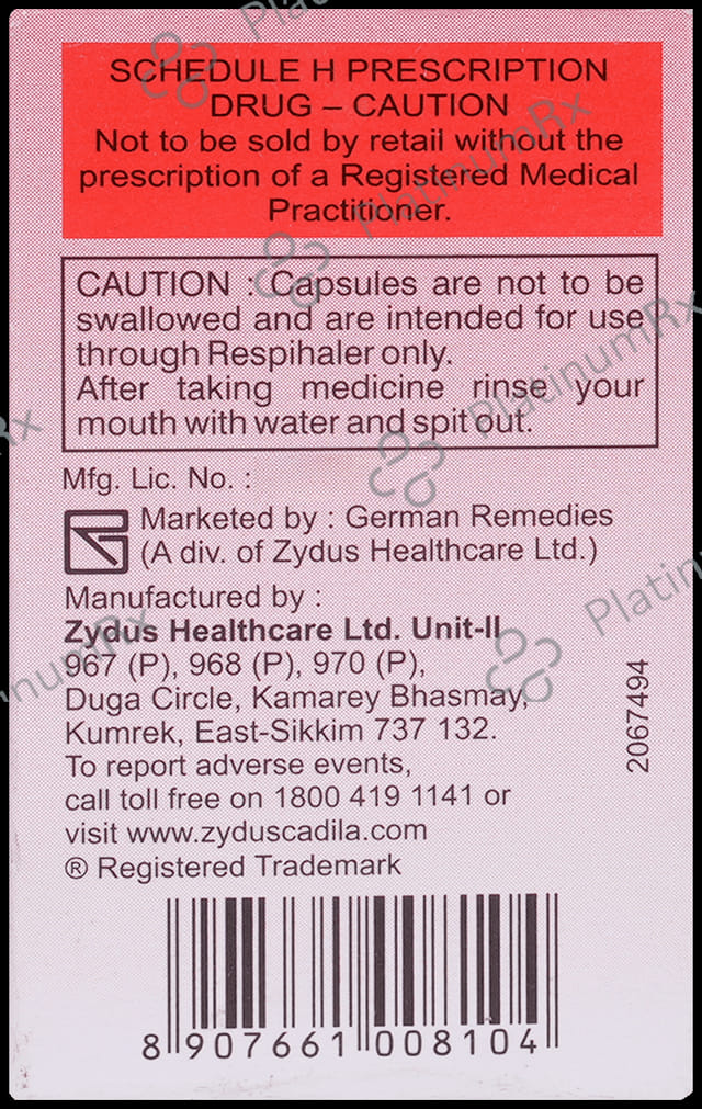 Derisone L Respicap 30s