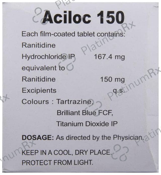 Aciloc 150mg Tablet 30s