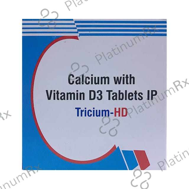 Tricium HD 500mg/1000IU Tablet 15s