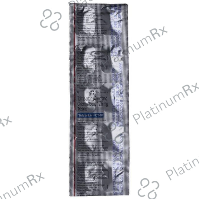 Telsartan CT 12.5/40mg Tablet 10s