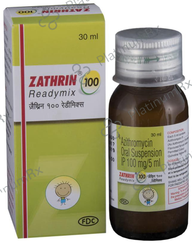 Zathrin 100 Readymix Oral Suspension 30 Oral Suspension