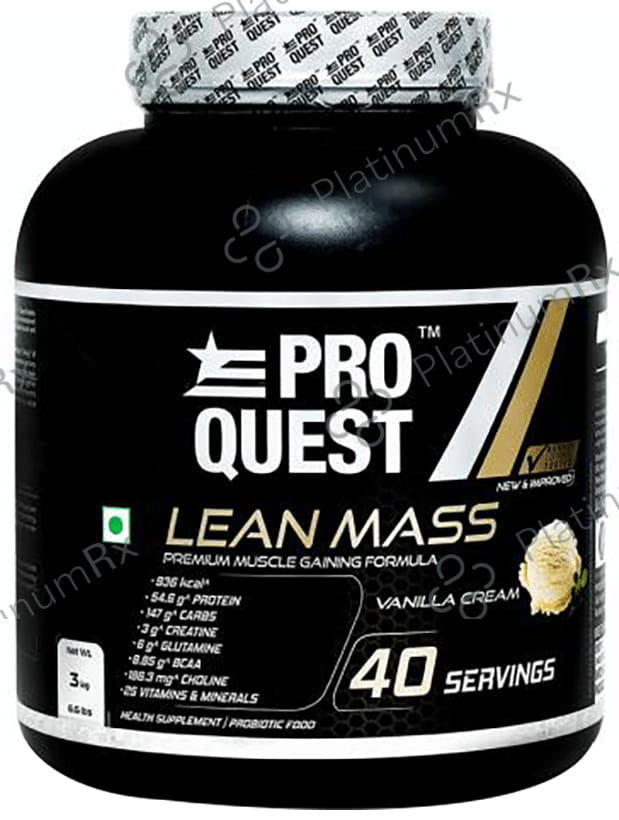 Pro Quest Lean Mass Powder Vanilla Cream 3 kg