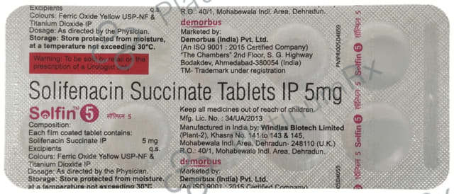 Solfin 5mg Tablet