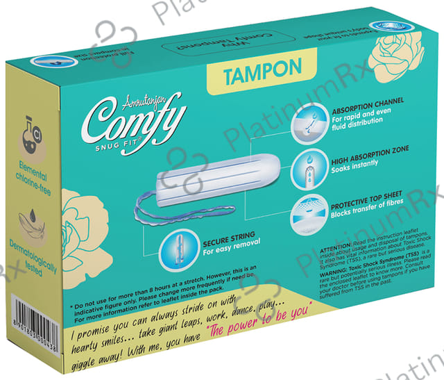 Amrutanjan Comfy Snugfit Tampons Regular 16s
