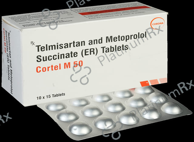 Cortel M 50/40mg Tablet ER 15s