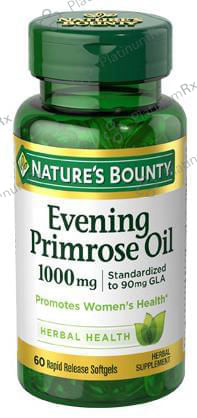 Nature's Bounty Evening Primrose Oil 1000mg Rapid Release Softgel