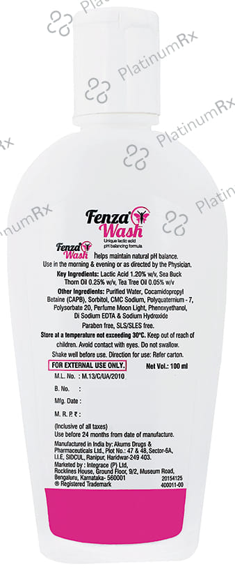 Fenza Wash Liquid 100ml
